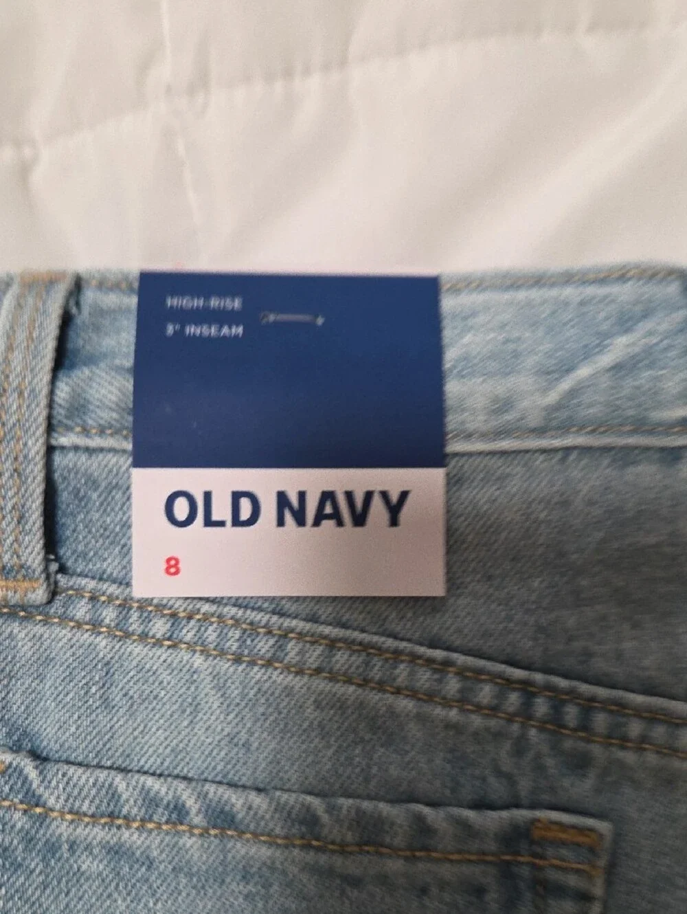 Old Navy Light Blue Distressed Denim Kids Shorts